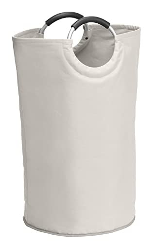 WENKO Pongotodo Jumbo Stone - Saco para la ropa sucia Capacidad: 69 l, Poliéster, 38 x 72 x 38 cm, Beige