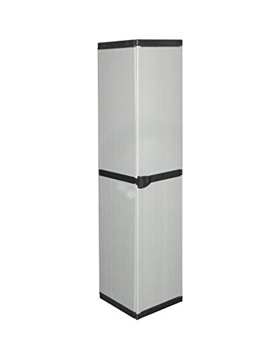 Mongardi 7813C04 - Mueble modular con anta, Gris, 34 x 39,5 x 168 cm