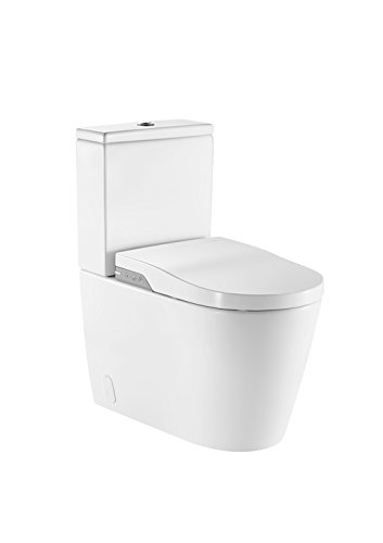 Roca A803061001 - In-wash - smart toilet adosado a pared con salida dual. incluye cisterna, tapa y asiento. necesita toma de red.