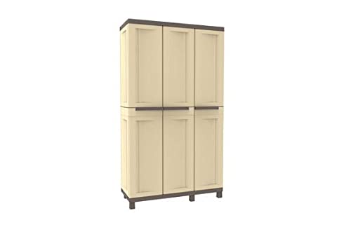 ARMARIO RESINA 3 PUERTAS SAHARA 181X102X39 CM