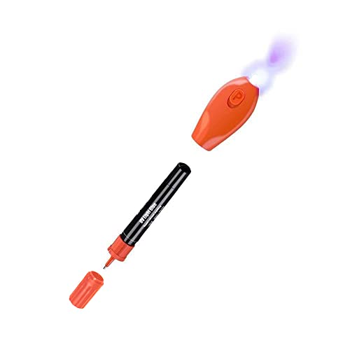 plextone 5 segundos Fix líquido plástico soldadura UV luz reparación pluma curado pegamento UV gel sello cualquier cosa cerámica joyería cable acrílico (orange)