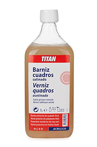 TITAN ARTS - BARNIZ CUADROS SATINADO TITAN 1 LT