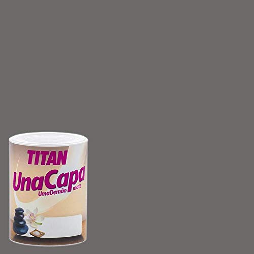 Industrias Titan. S.L 69638134 - Pintura plast mate 750 ml gr/int int. mono una capa titan