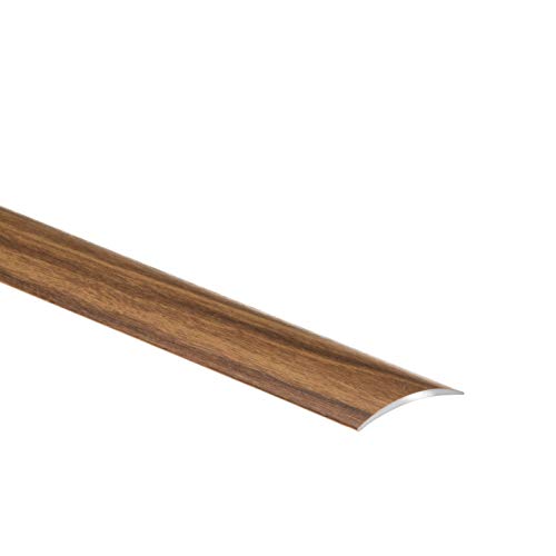 CEZAR W-AL-LPOSK-RZ-090 Listón de protección/riel perfil de transición con laminado/decoración de madera de nogal dorado con tacos ancho autoadhesivo 40 mm, 40 x 900 mm