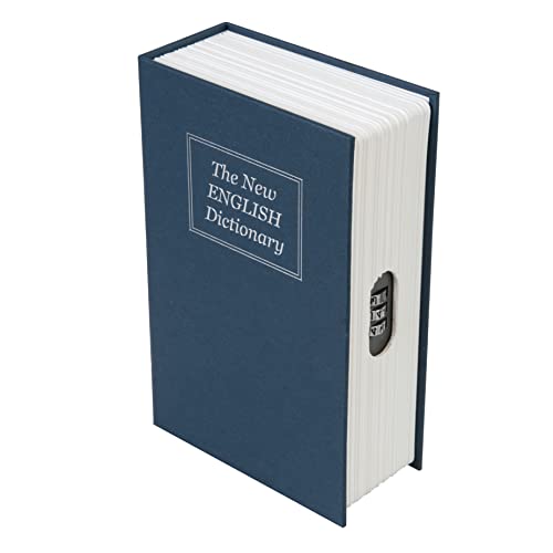 Silverline - Caja de seguridad estilo libro con combinación de 3 dígitos 180 x 115 x 55 mm (534361)