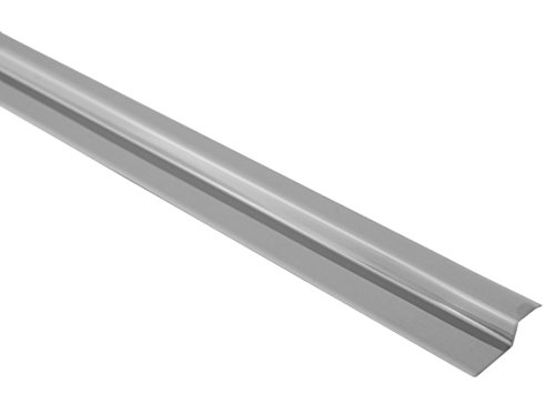 Brinox B801704 - Tapajuntas gres adhesivo (100 cm) color plata