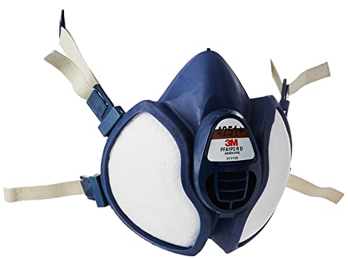 3M 425+ - Máscara sin mantenimiento con filtros FFA1P2R D (1 máscara/bolsa), 1 Unidad, Certificado de seguridad EN