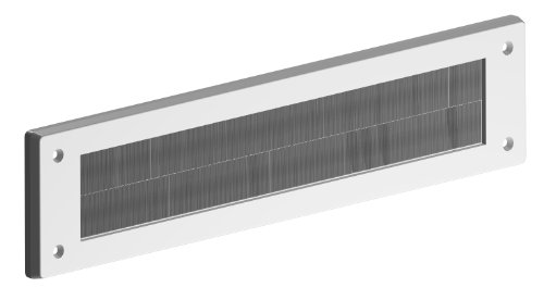 STORMGUARD 06SR0150000W Cubierta Interna de Cepillo para Buzón de Puerta PVC, Color Blanco