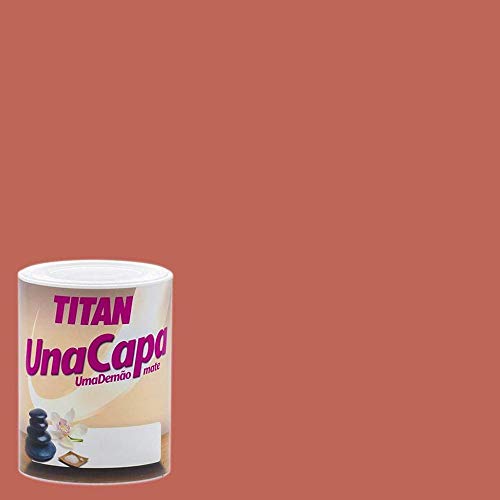 Industrias Titan. S.L 69639034 - Pintura plast mate 750 ml ro/te int. mono una capa titan