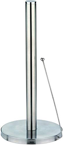kela Portarrollos de Cocina Rollo 15x33,5cm de Acero Inoxidable en Plata Mate, 15 x 15 x 33,5 cm, Stainless Steel, 15 x 15 x 33.5 cm