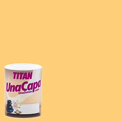 Industrias Titan. S.L 69632234 - Pintura plast mate 750 ml ama/ana int. mono una capa titan