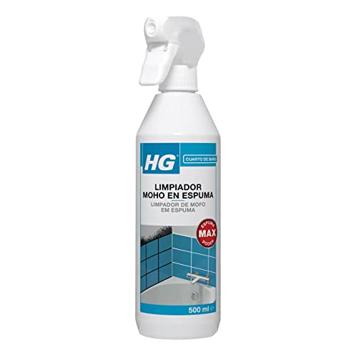 HG Desmoldeante Espuma Spray 500 ml para Eliminar el Moho en Interior y Exterior