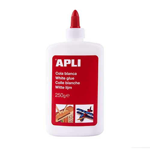 APLI 12850 - Cola, 250 g, color blanco
