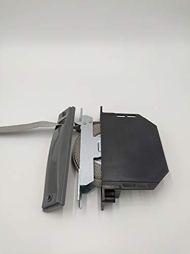Recogedor de empotrar en guía con cinta de 20mm (Gris)
