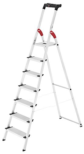 Hailo xxl easyclix - Escalera domestica xxl 7 peldaños 212cm aluminio