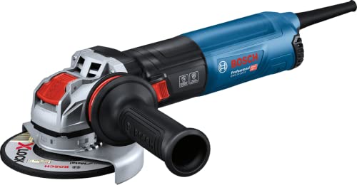 Bosch Professional GWX 14-125 S - Amoladora angular (1400 W, 11500 rpm, X-LOCK, Ø 125 mm, vel. regulable, Antivibration, KickBack Control, en caja)