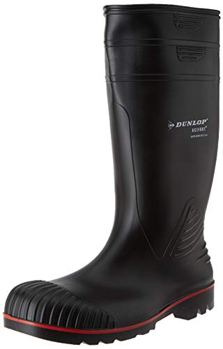 Dunlop Protective Footwear (DUO18) Dunlop Acifort Heavy Duty, Botas de Seguridad Unisex Adulto, Black, 49/50 EU