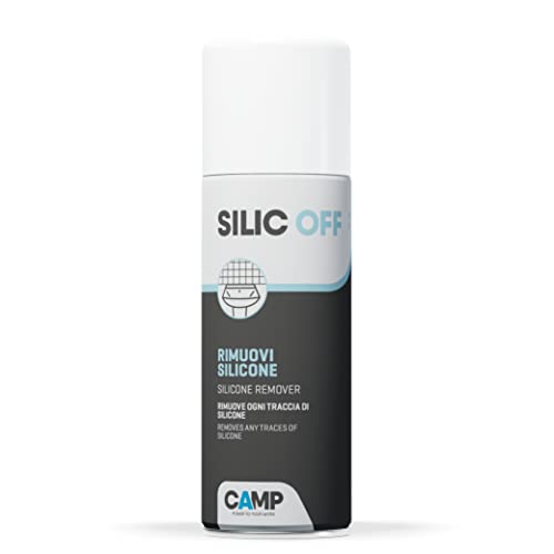 CAMP SILIC OFF Spray Removedor de Silicona, Facilita la eliminación de silicona fresca y endurecida, 400ml