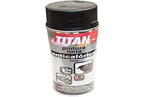 Titan S09030240, Pintura Spray Anticalórica, Negro mate, 400 ml