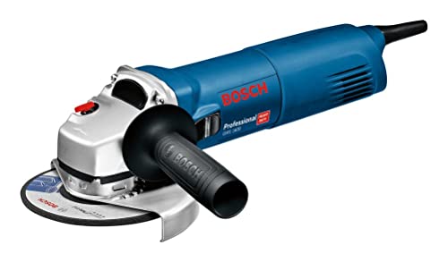 Bosch Professional Amoladora angular (1400 W, 11000 rpm, Ø Disco 125 mm, electrónica constante, en caja), Azul, 29.8 cm x 10.2 cm