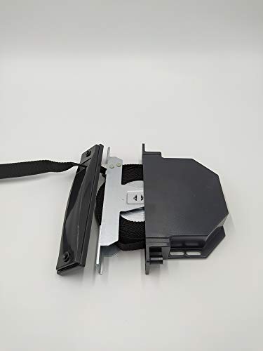 Recogedor de empotrar en guía con cinta de 20mm (Negro)