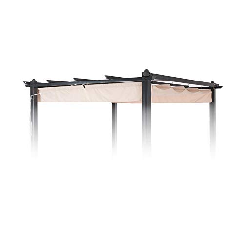 blumfeldt Pantheon Roof - Techo-pérgola, Techo de sustitución, Toldo, 3 x 3 m, Resiste a la Intemperie, Impermeable, para pérgola Pantheon, Beige