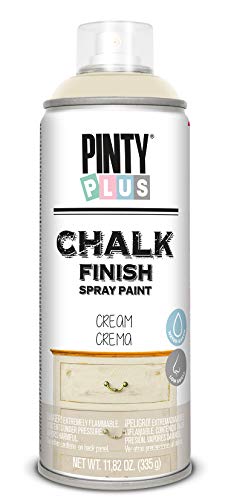 PINTYPLUS CHALK 789 Pintura spray a la tiza 520cc crema CK789, Single Can