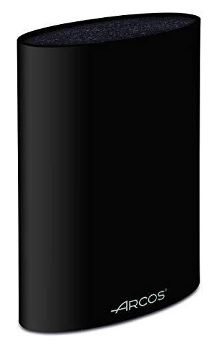 Arcos Tacos, Bloque Universal para Cuchillos hasta 20 cm, Hecho de Caucho Termoplástico 220 x 160 x 65 mm, Color Negro