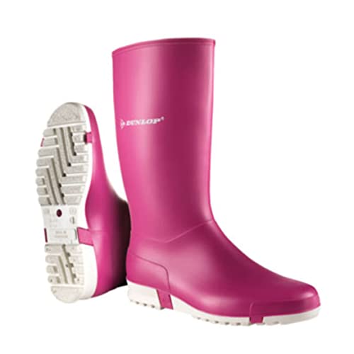 Dunlop Protective Footwear (DUO18) Dunlop Sport Retail, Botas de Goma de Trabajo Unisex Adulto, Pink, 36 EU
