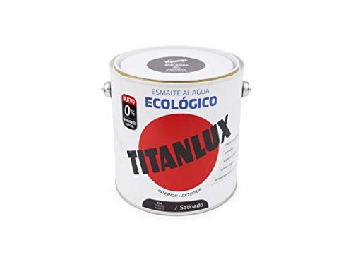 Titanlux Esmalte Al Agua Titanlux Ecológico Satinado 2, 5 L, 544 Tabaco