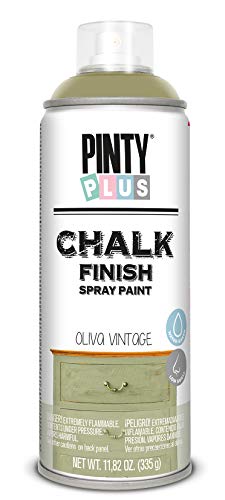 PINTYPLUS CHALK 803 Pintura Spray a la Tiza 520cc CK803, Vintage Olive, Estándar