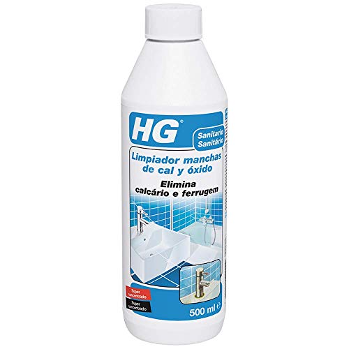 HG 100050130 Manchas superconcentrado 500 ml-el Limpiador de Cal y óxido Concentrado más Potente del Mercado