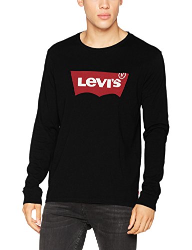 Levi's Graphic tee B Camiseta, Hm LS Better Black, XL para Hombre