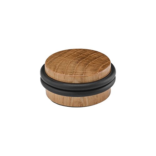 Inofix 2092-3 - Tope de puerta de madera con junta tórica de goma doble (roble), 4 cm