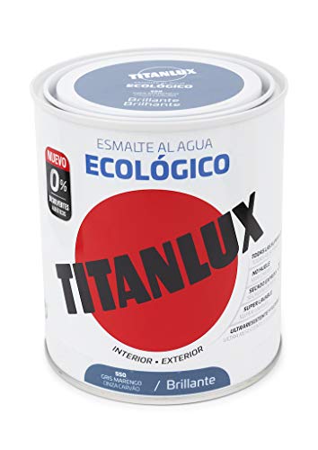 Titanlux Pintura Ecológica Acrílica Titan 750 ml (Gris Marengo 0550)
