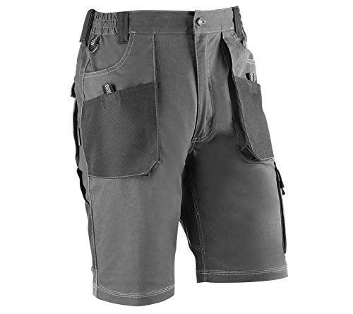 Juba Pantalon Corto Flex 172 Gris-Negro T-M, 0