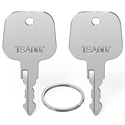 TSA007 - Bolsa de llaves multiusos para equipaje (2 unidades, TSA