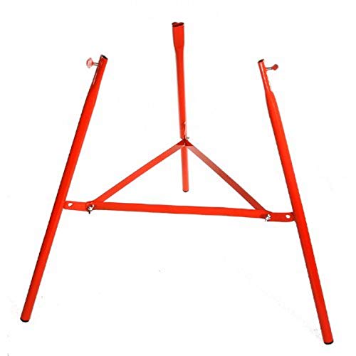 Soporte rojo para quemador de gas