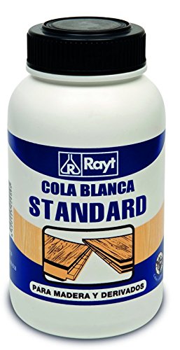 Rayt 429-09 Cola blanca standard múltiples usos: Madera, papel, cartón, cerámica y todo tipo de materiales porosos, 1kg