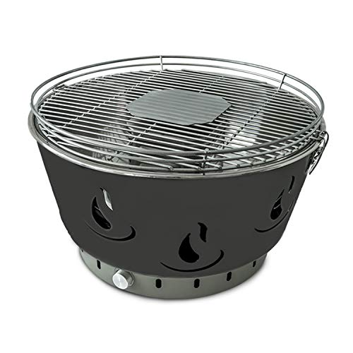 ACTIVA Airbroil Junior - Barbacoa de carbón con ventilación activa, color negro