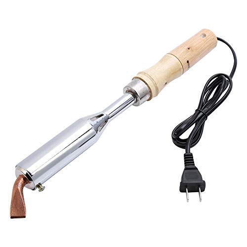 Kit de Soldador, 1pcs 220v Soldador eléctrico, cincel bellamente Soldado, Puntiagudo, Mangos de Madera, Buena Herramienta de Soldadura, Tiempo de Calentamiento Soldadura de Placa