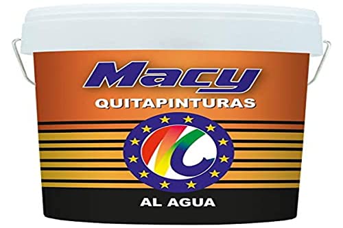 Macy Quitapinturas Decapante al Agua, Aspecto Gel-Líquido Verdoso, 4 l