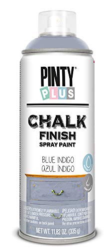 PINTYPLUS CHALK 795 Pintura Spray a la Tiza 520cc Azul Indigo CK795, Añil, Estándar