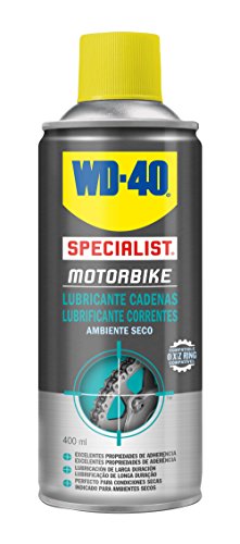 WD-40 34785 Specialist Motorbike - Lubricante de Cadenas Ambiente Seco- Spray 400ml