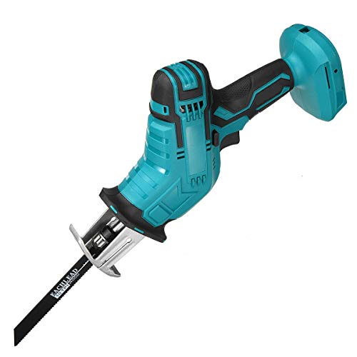 color tree Sierra Sable Eléctrico Sin cable para Makita 18V con 4 Hojas de Sierra(Batería no Incluida)