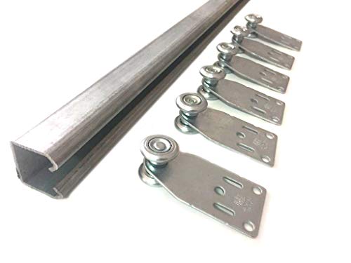 Tendaggimania - Guía monorial en hierro galvanizado MR3 - Superficie de deslizamiento para lonas de PVC, toldos pérgolas, varios tamaños