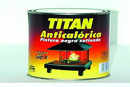 Titan M71754 - Pintura anticalorica negra 375 ml