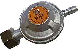37 mbar regulador de la bombona de gas butano medio de conexión BSP - encaja botella tornillo de Calor