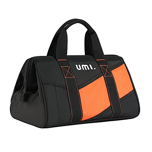 Amazon Brand – Umi Bolsa de Herramientas de 13 pulgadas, 33,5 cm, bolsa pequeña portátil, bolsa de almacenamiento de herramientas de boca abierta multiusos,Cremallera Doble, Carga 14kg