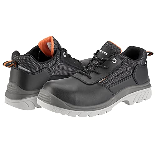 Bellota 72308NJS341 - Zapato de Seguridad Comp+ Negra S3 de Hombre y Mujer (Talla 41) de Piel Hidrofugada Lisa, Acolchada y con Zonas Reforzadas Antiabrasión